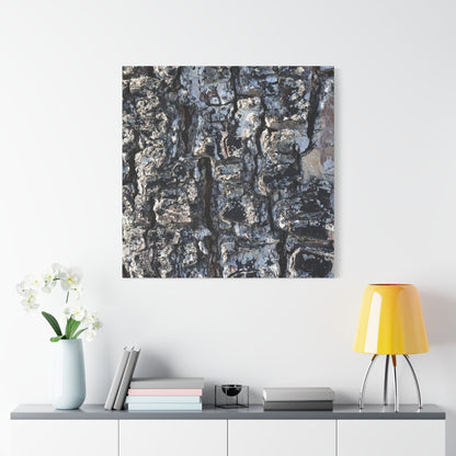 Textured Whispers of the Ancient Tree - Unique Frameless Canvas Wall Art - Art By Earth