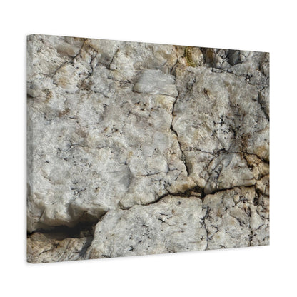 Ancient Rock Face - Unique Frameless Canvas Wall Art - Art By Earth