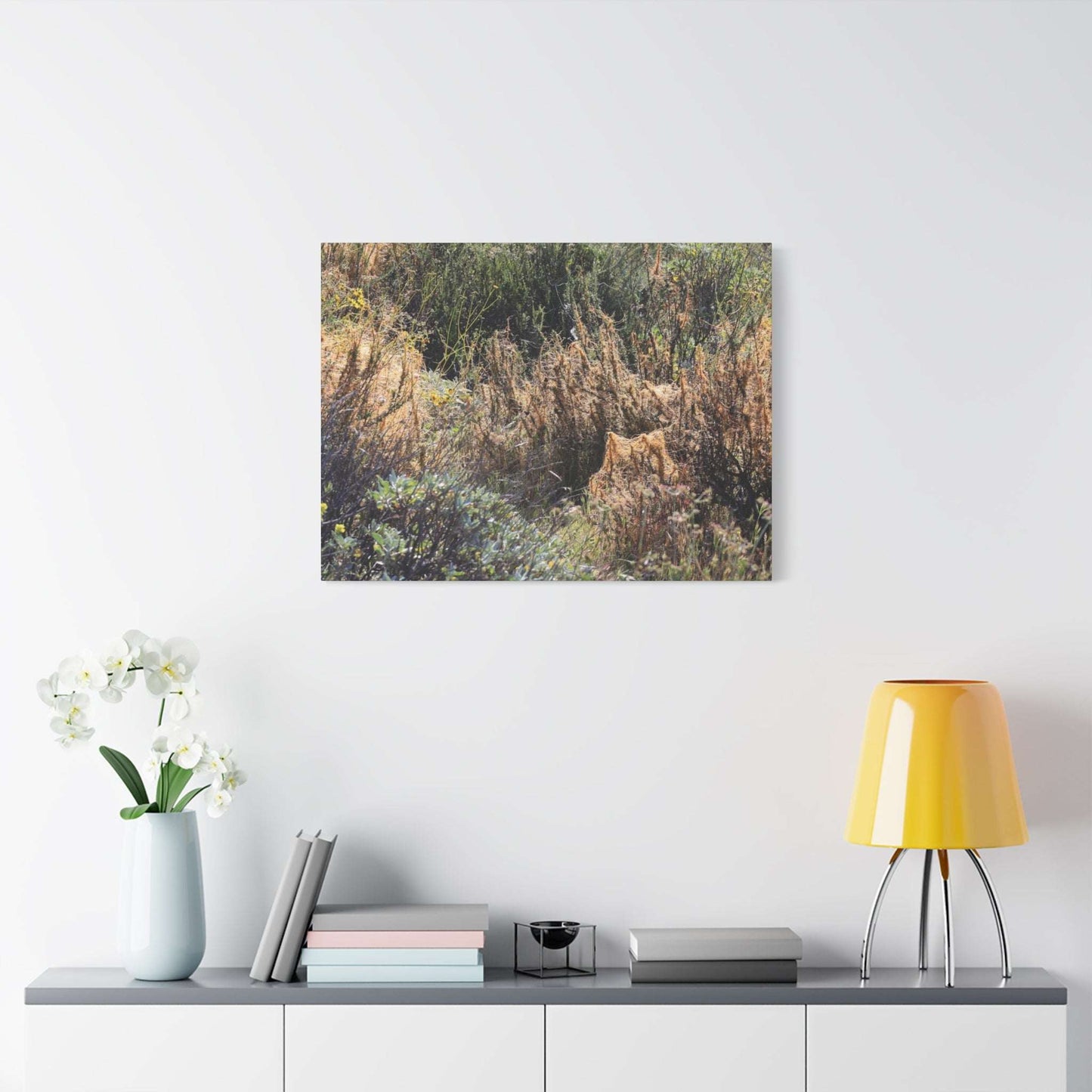 Sagebrush Desert Landscape - Unique Frameless Canvas Wall Art - Art By Earth