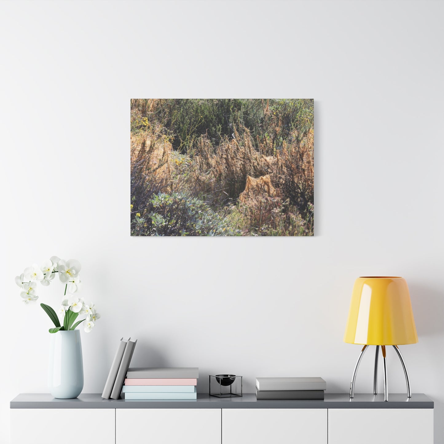 Sagebrush Desert Landscape - Unique Frameless Canvas Wall Art - Art By Earth