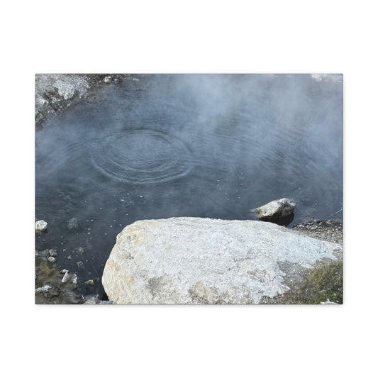 Echoes of Stone and Mist - Unique Frameless Canvas Wall Art