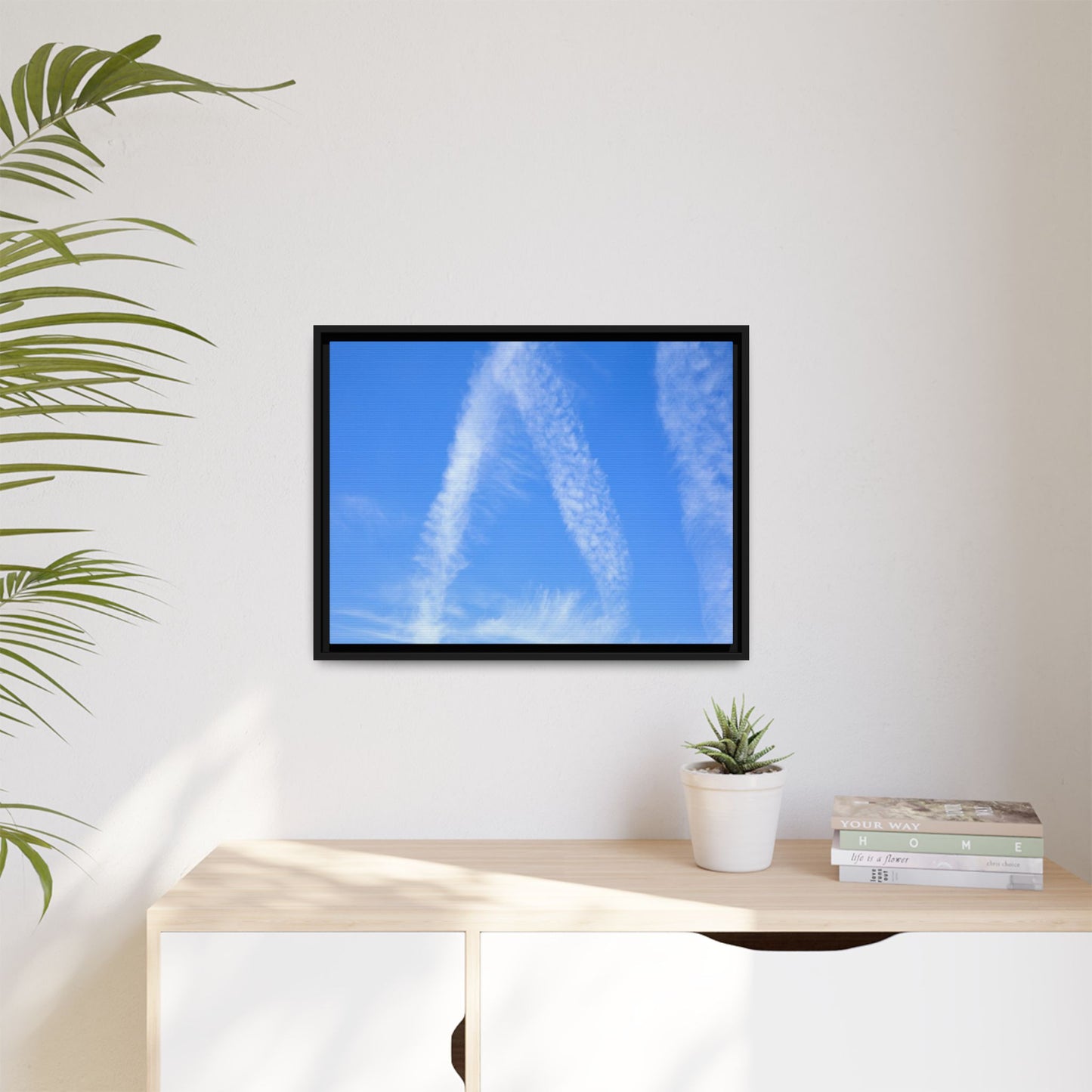 Skyward Whispers - Unique Stretched Canvas Wall Art - Art By Earth