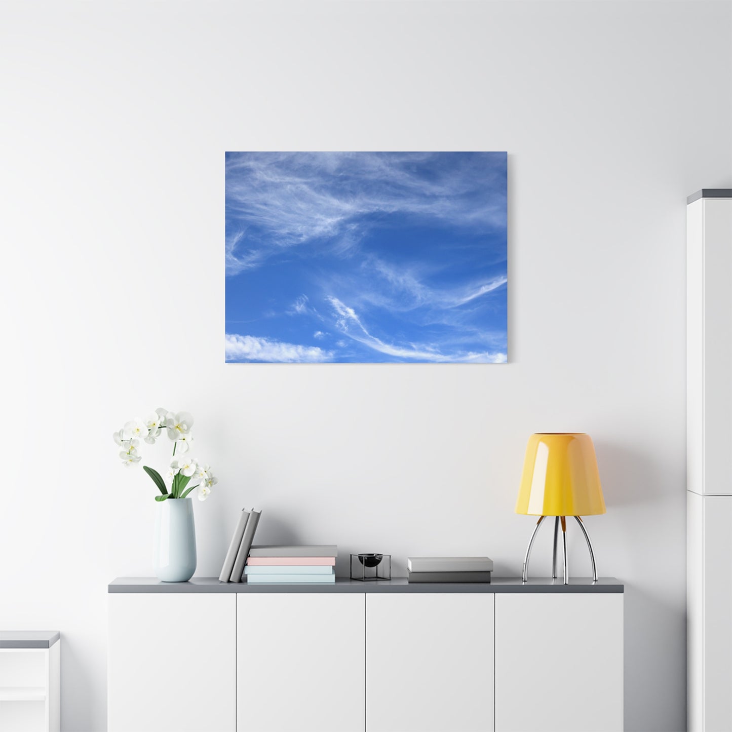 Sky's Ethereal Dance - Unique Frameless Canvas Wall Art - Art By Earth