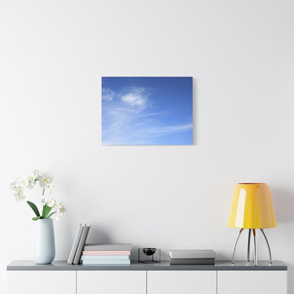 Blue Breath - Unique Frameless Canvas Wall Art - Art By Earth