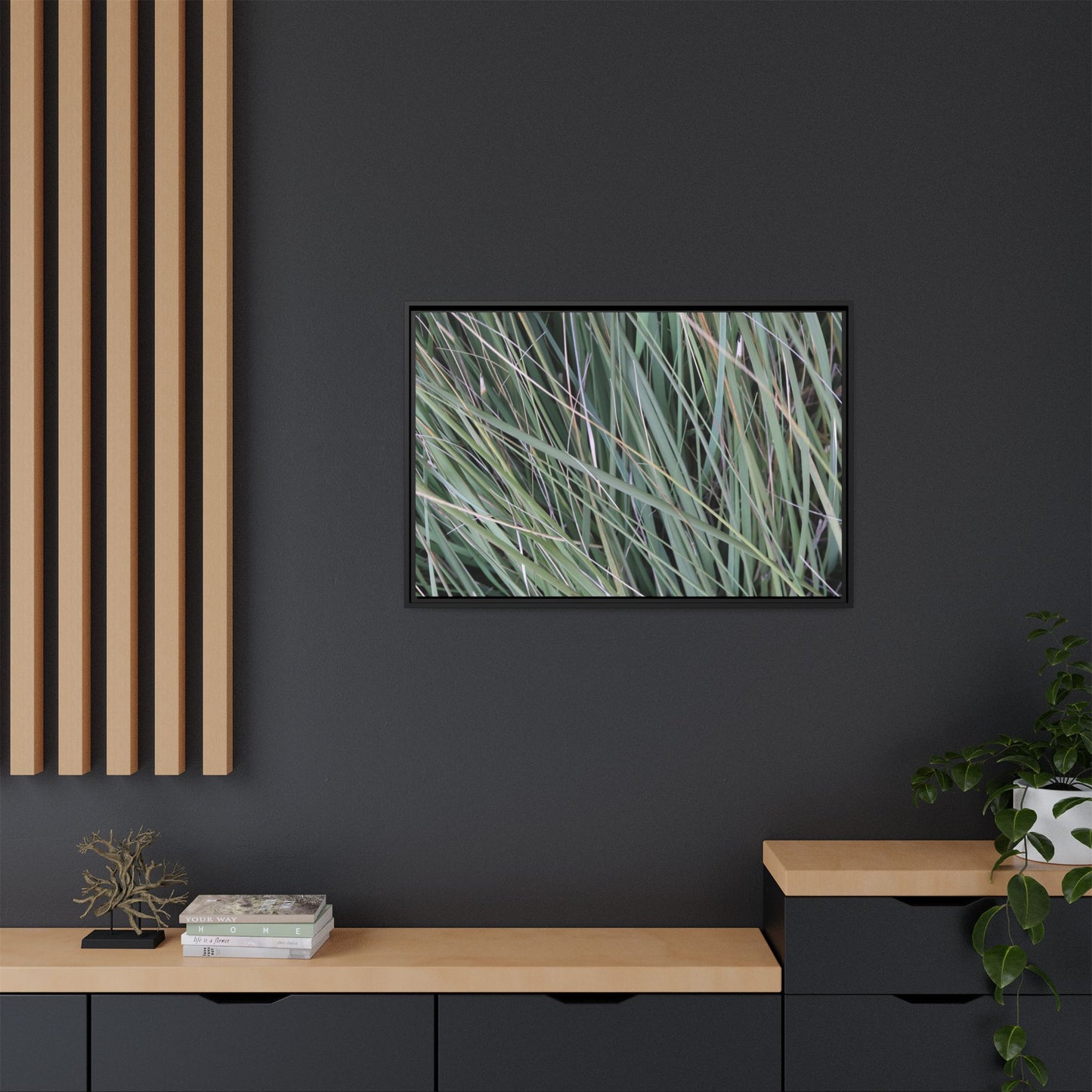 Grassland Symphony - Unique Stretched Canvas Wall Art - Art By Earth
