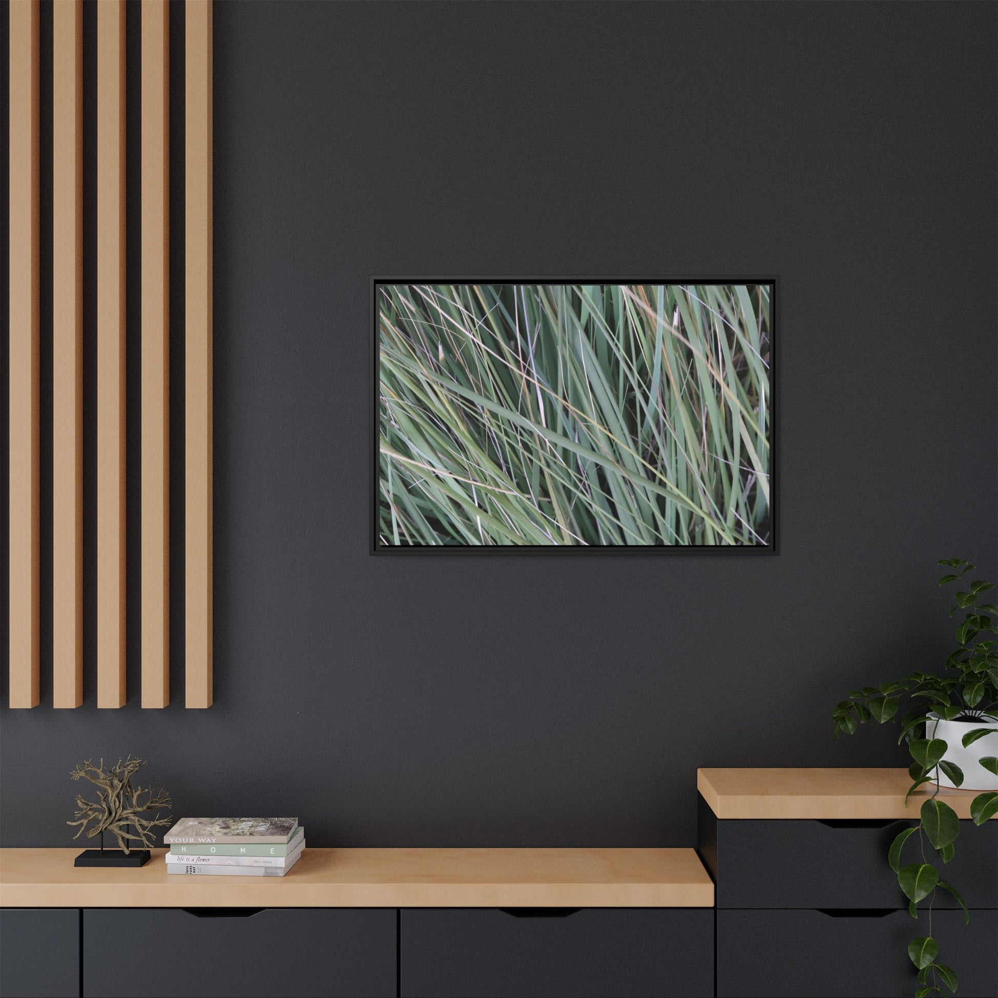 Grassland Symphony - Unique Stretched Canvas Wall Art - Art By Earth