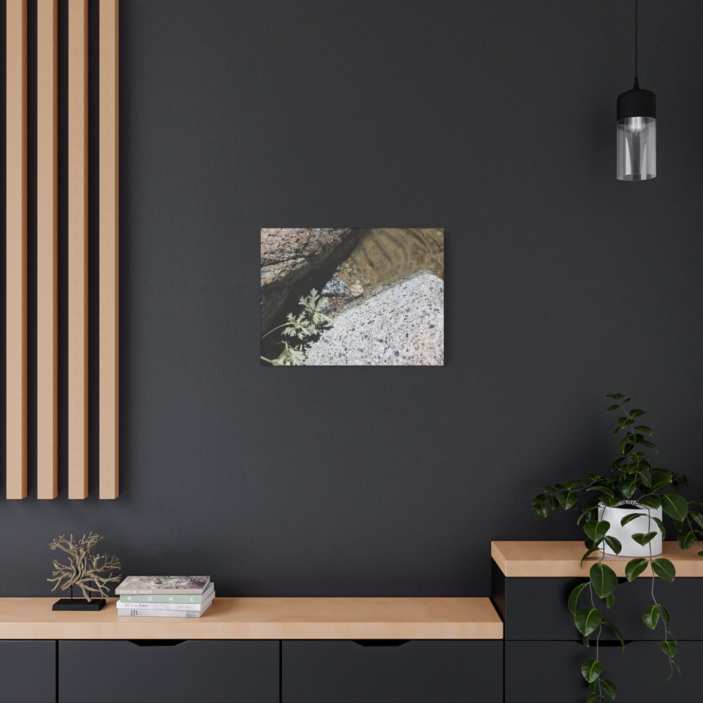 Between Stone and Sand - Unique Frameless Canvas Wall Art - Art By Earth