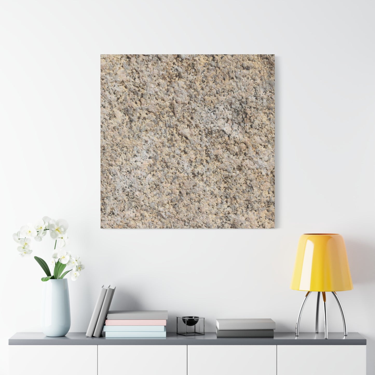 Granular Echoes - Unique Frameless Canvas Wall Art - Art By Earth