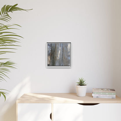 Cracked Timber Texture - Unique Stretched Canvas Wall Art