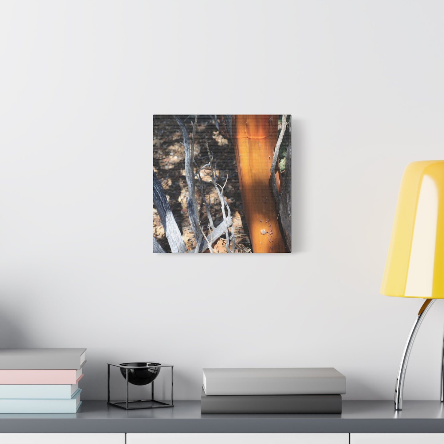 Burnt Forest Remnants - Unique Frameless Canvas Wall Art