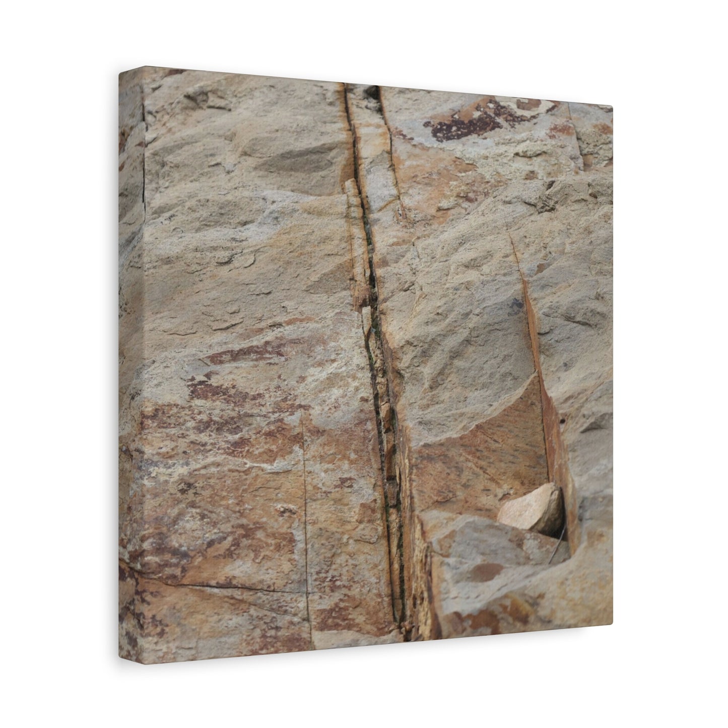 Cracked Canvas of Time - Unique Frameless Canvas Wall Art - Art By Earth