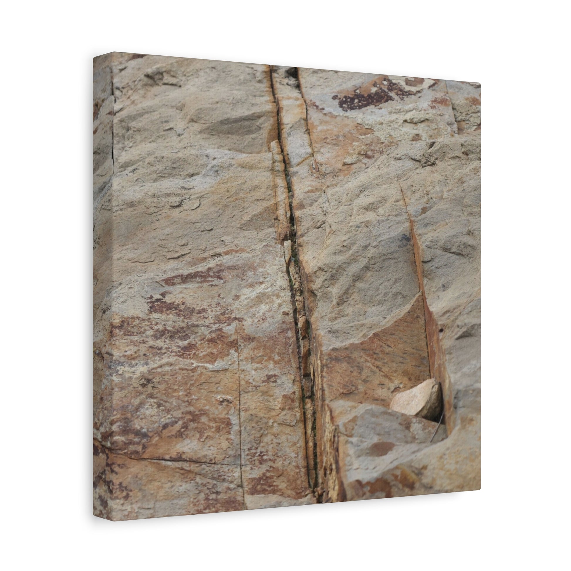 Cracked Canvas of Time - Unique Frameless Canvas Wall Art - Art By Earth