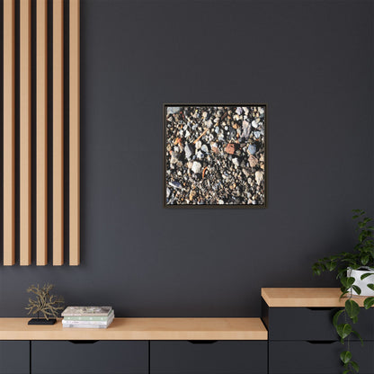 Stones and Soil - Unique Stretched Canvas Wall Art