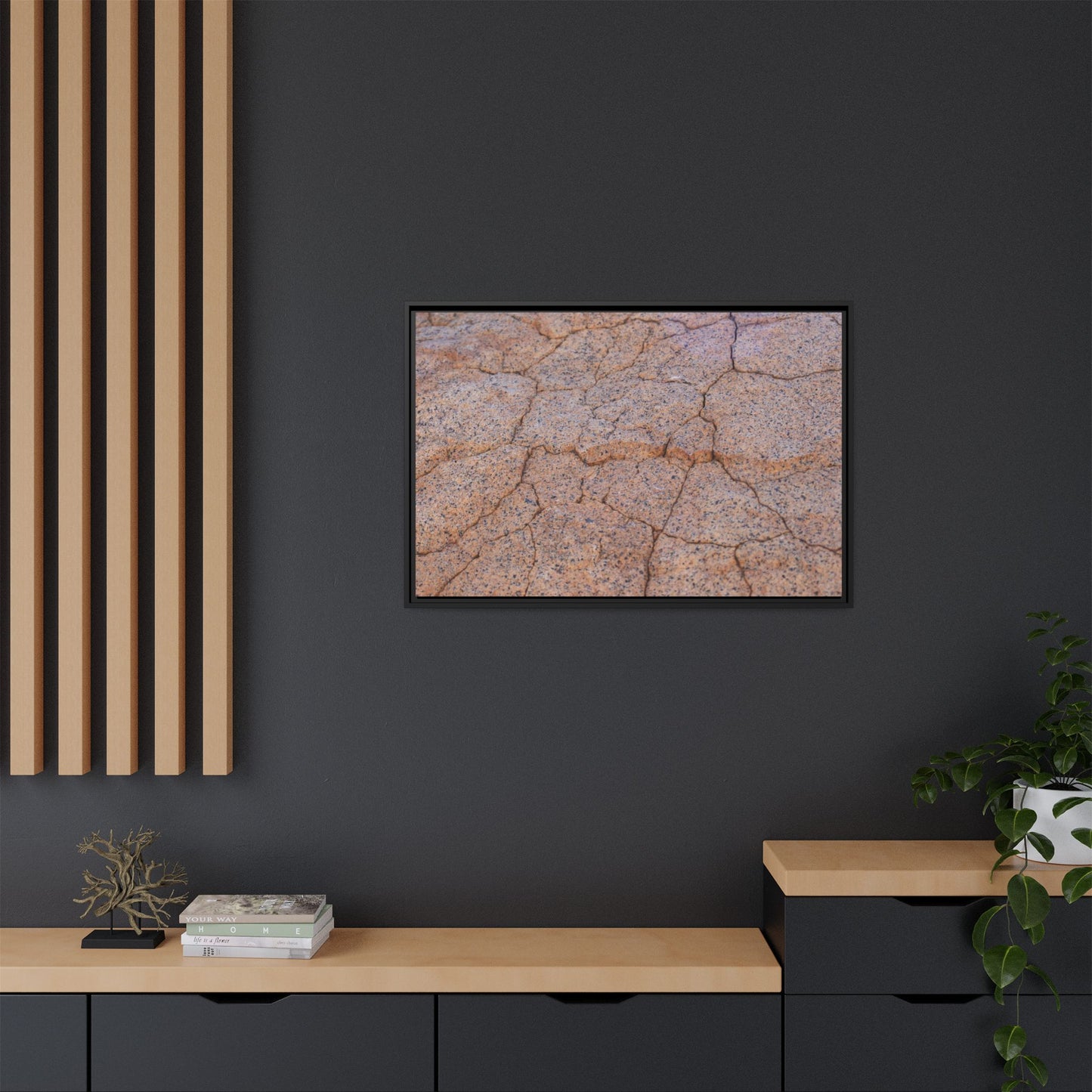 Fragmented Earth - Unique Stretched Canvas Wall Art - Art By Earth