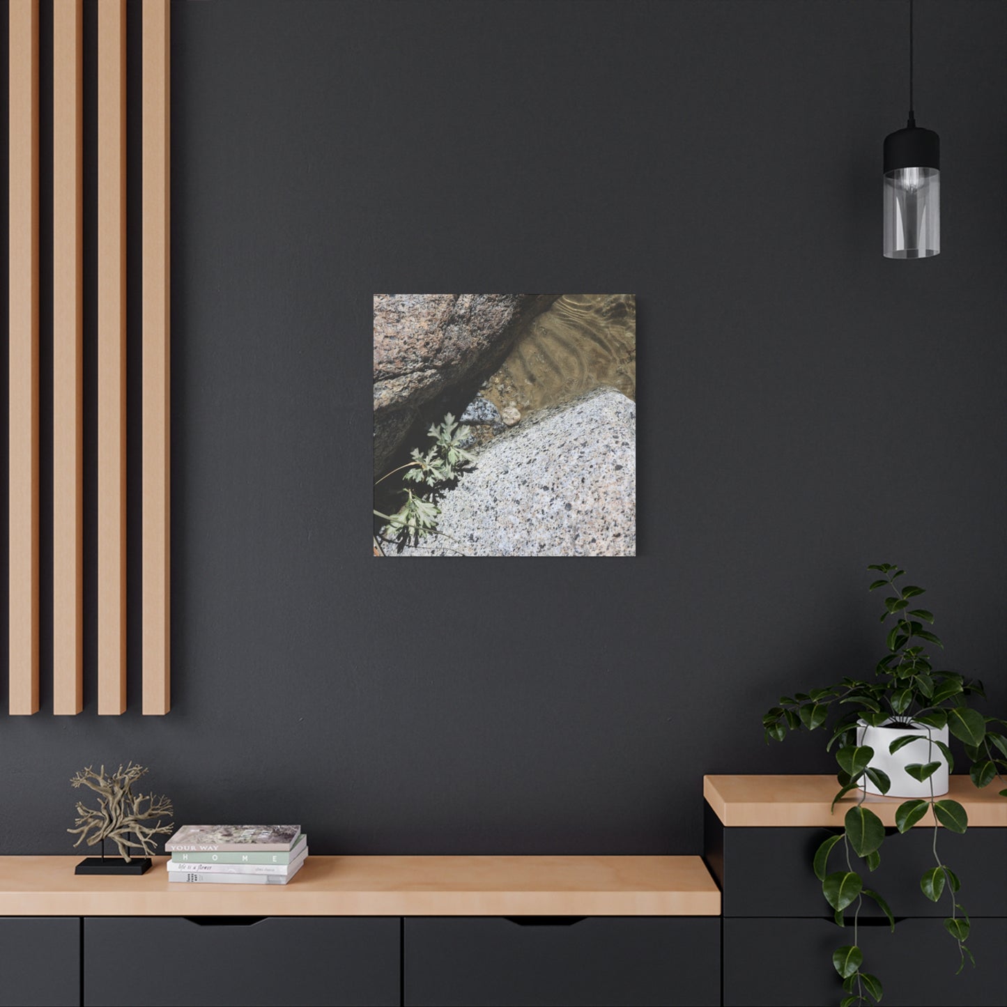 Between Stone and Sand - Unique Frameless Canvas Wall Art - Art By Earth