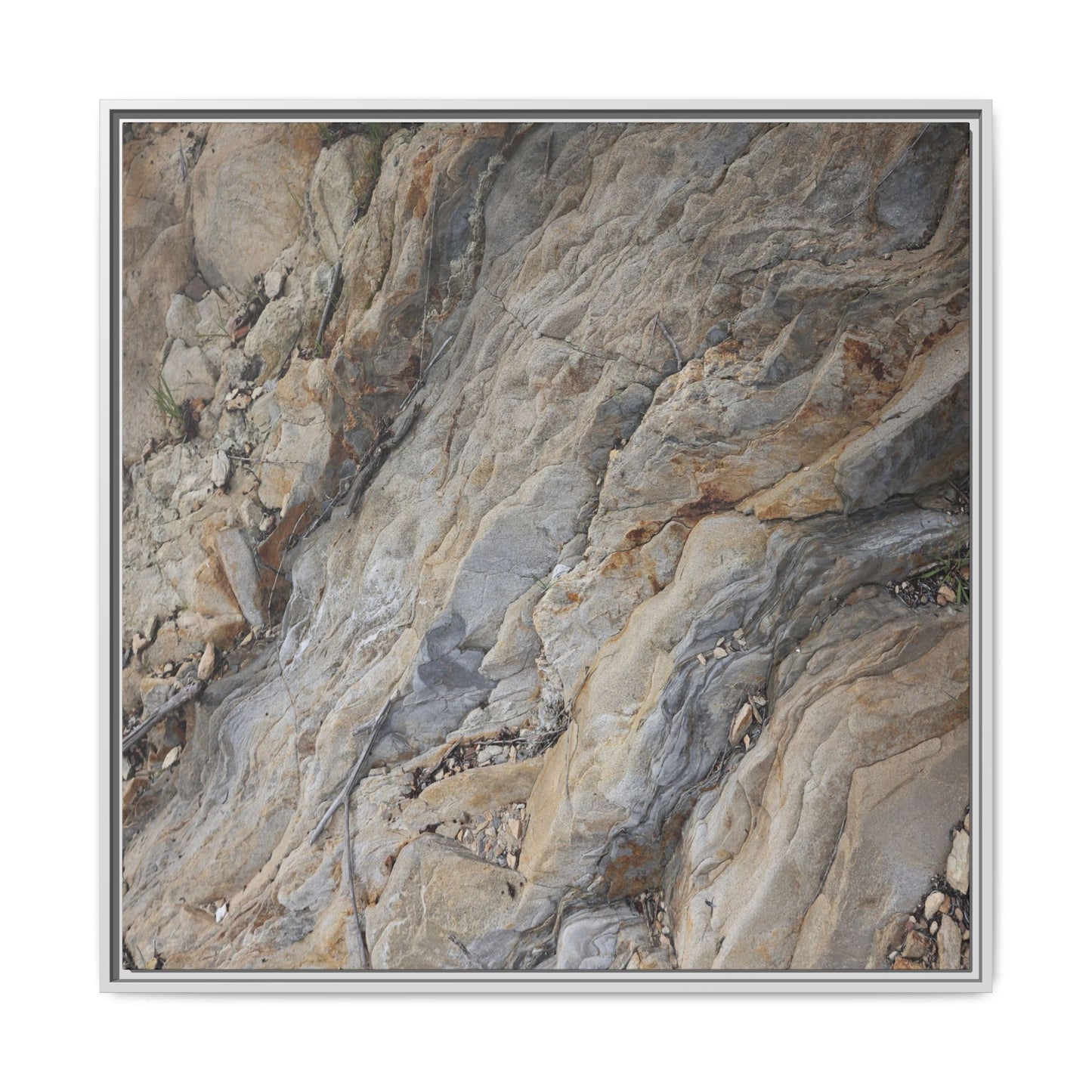 Layers of Earth's History - Unique Stretched Canvas Wall Art - Art By Earth
