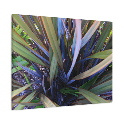 Twisted Blades of Verdant Symphony - Unique Frameless Canvas Wall Art - Art By Earth