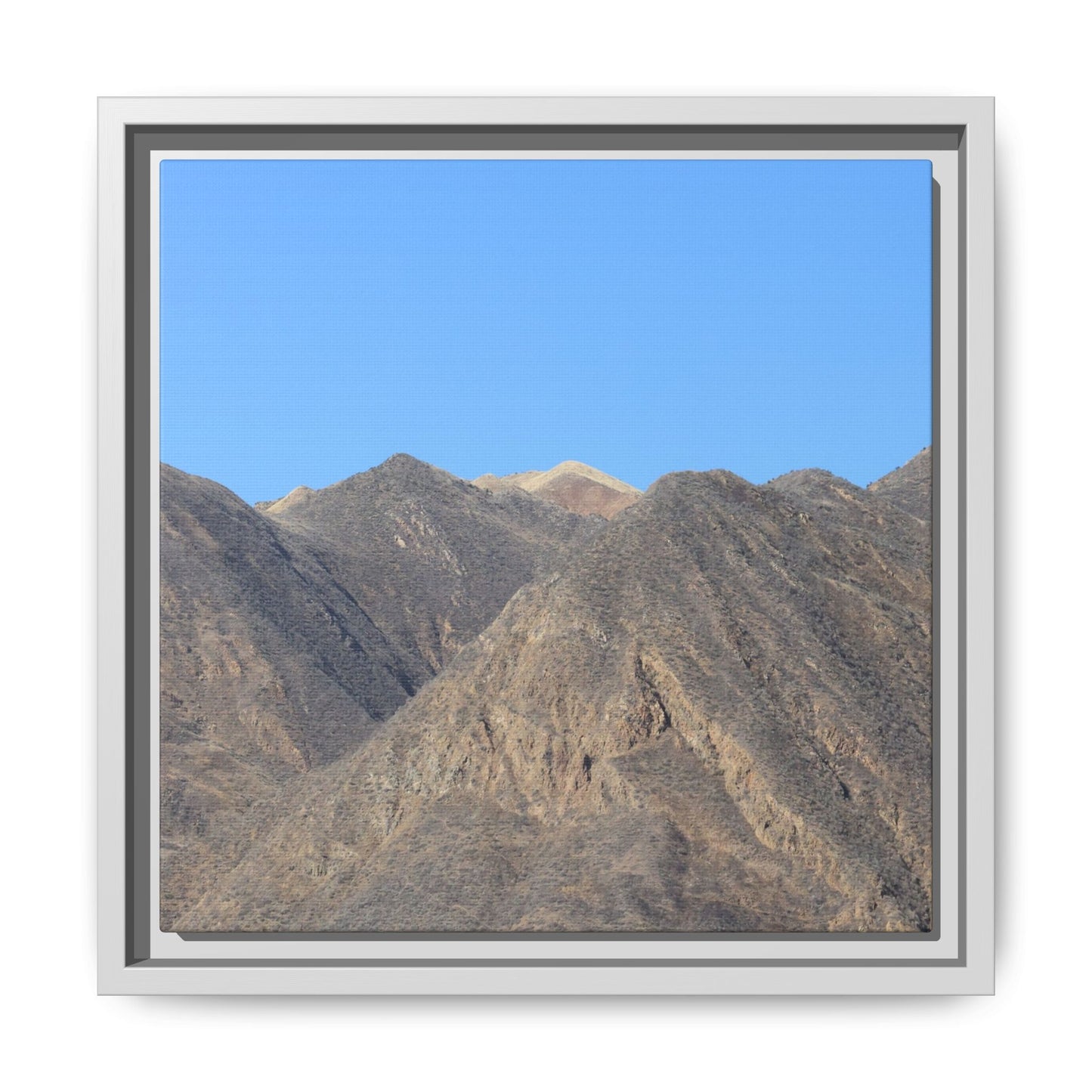Echoes of Barren Peaks - Unique Stretched Canvas Wall Art - Art By Earth