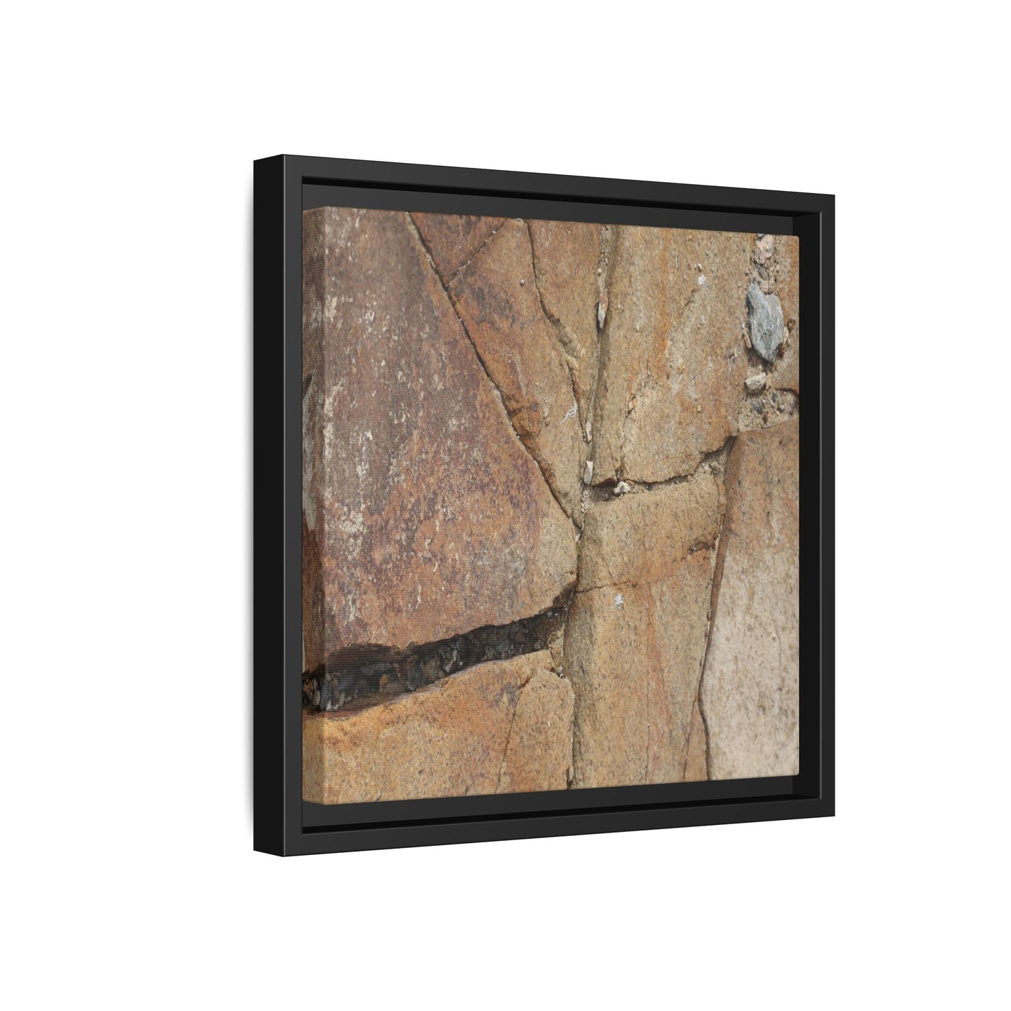 Rusty Crevices - Unique Stretched Canvas Wall Art - Art By Earth