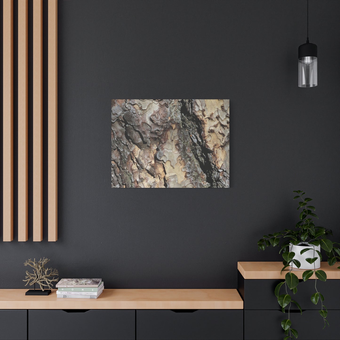 Wooden Labyrinth - Unique Frameless Canvas Wall Art - Art By Earth