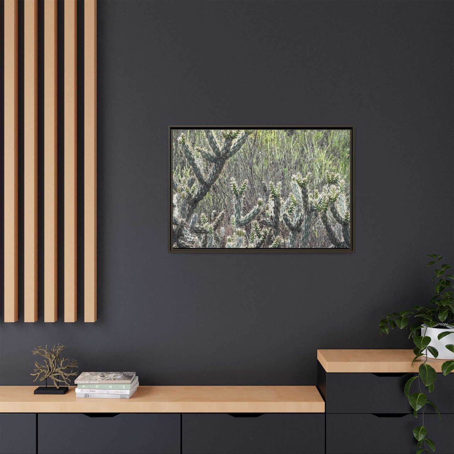 Prickly Paradise - Unique Stretched Canvas Wall Art - Art By Earth