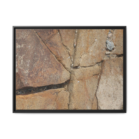 Rusty Crevices - Unique Stretched Canvas Wall Art - Art By Earth