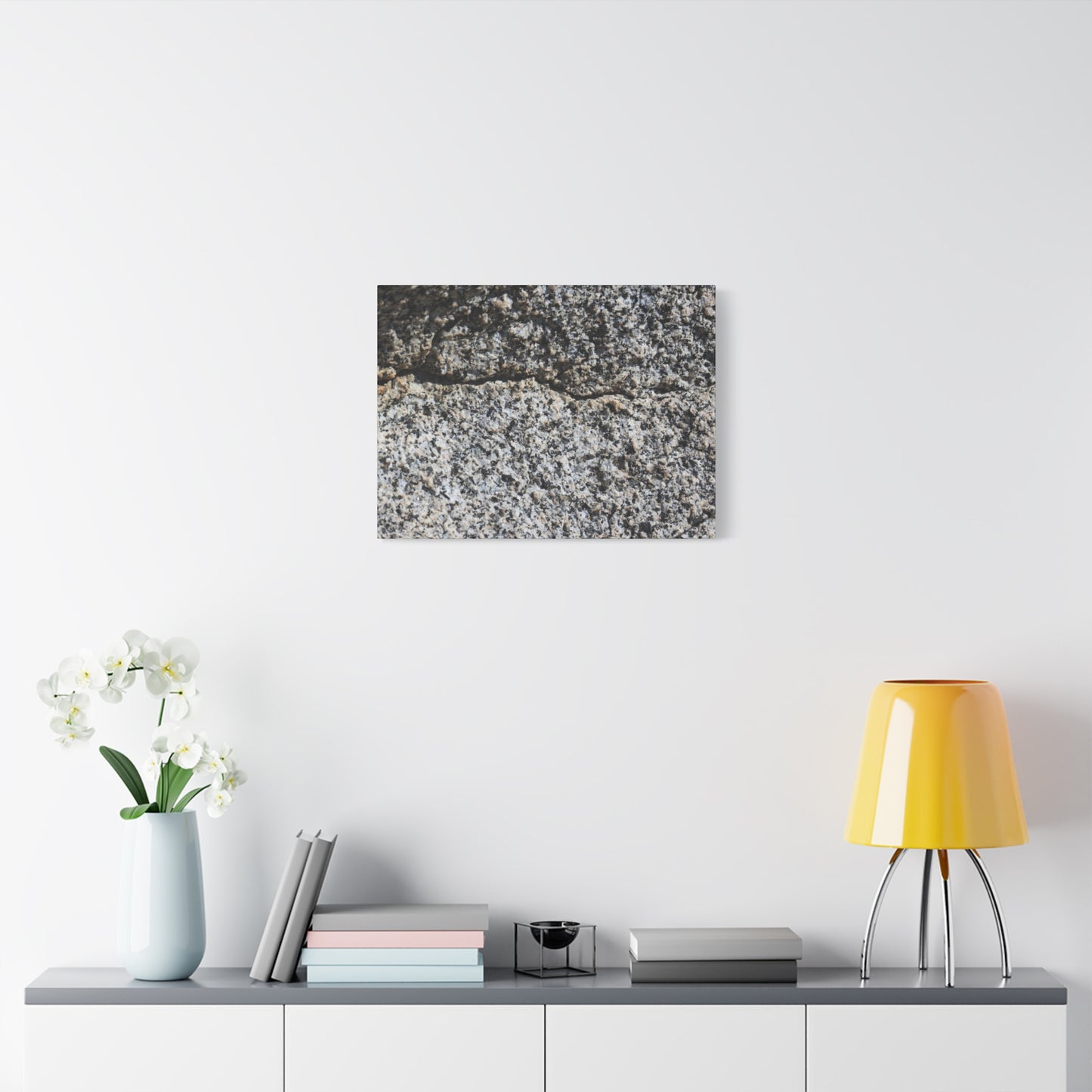 Concrete Texture - Unique Frameless Canvas Wall Art