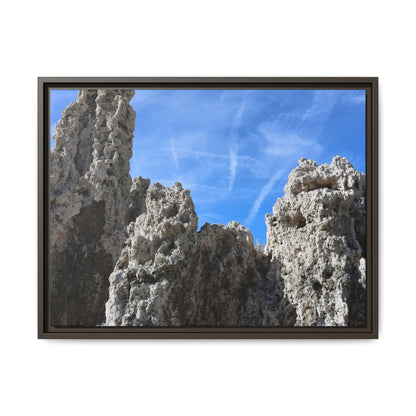 Weathered Sentinels - Unique Stretched Canvas Wall Art