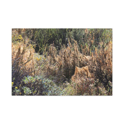 Sagebrush Desert Landscape - Unique Frameless Canvas Wall Art - Art By Earth