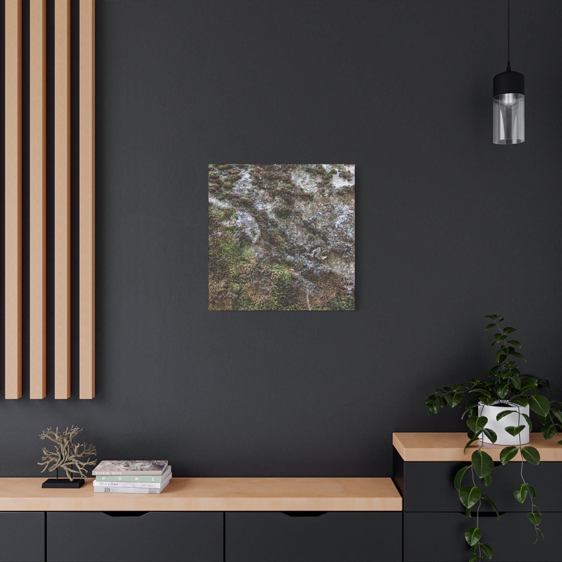 Moss Tapestry - Unique Frameless Canvas Wall Art - Art By Earth
