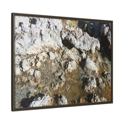 Strata of Silence - Unique Stretched Canvas Wall Art