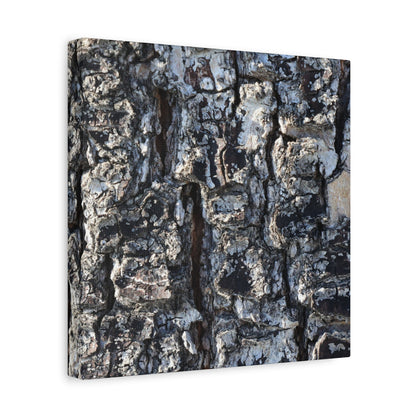 Textured Whispers of the Ancient Tree - Unique Frameless Canvas Wall Art - Art By Earth