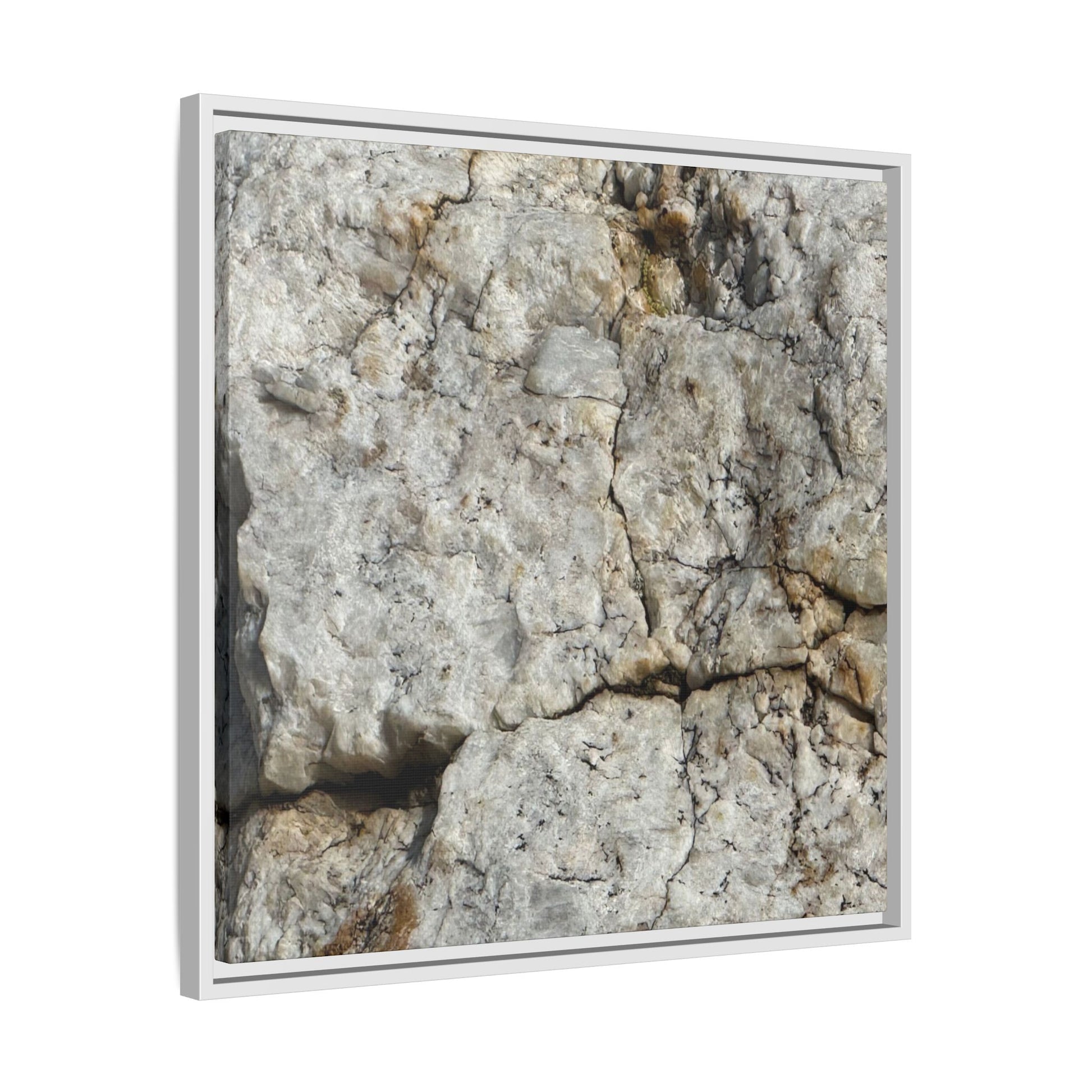 Weathered Limestone Formation - Unique Stretched Canvas Wall Art - Art By Earth