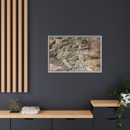 Stone's Silent Story - Unique Stretched Canvas Wall Art - Art By Earth