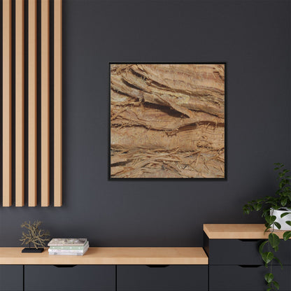 Splintered Bark - Unique Stretched Canvas Wall Art - Art By Earth