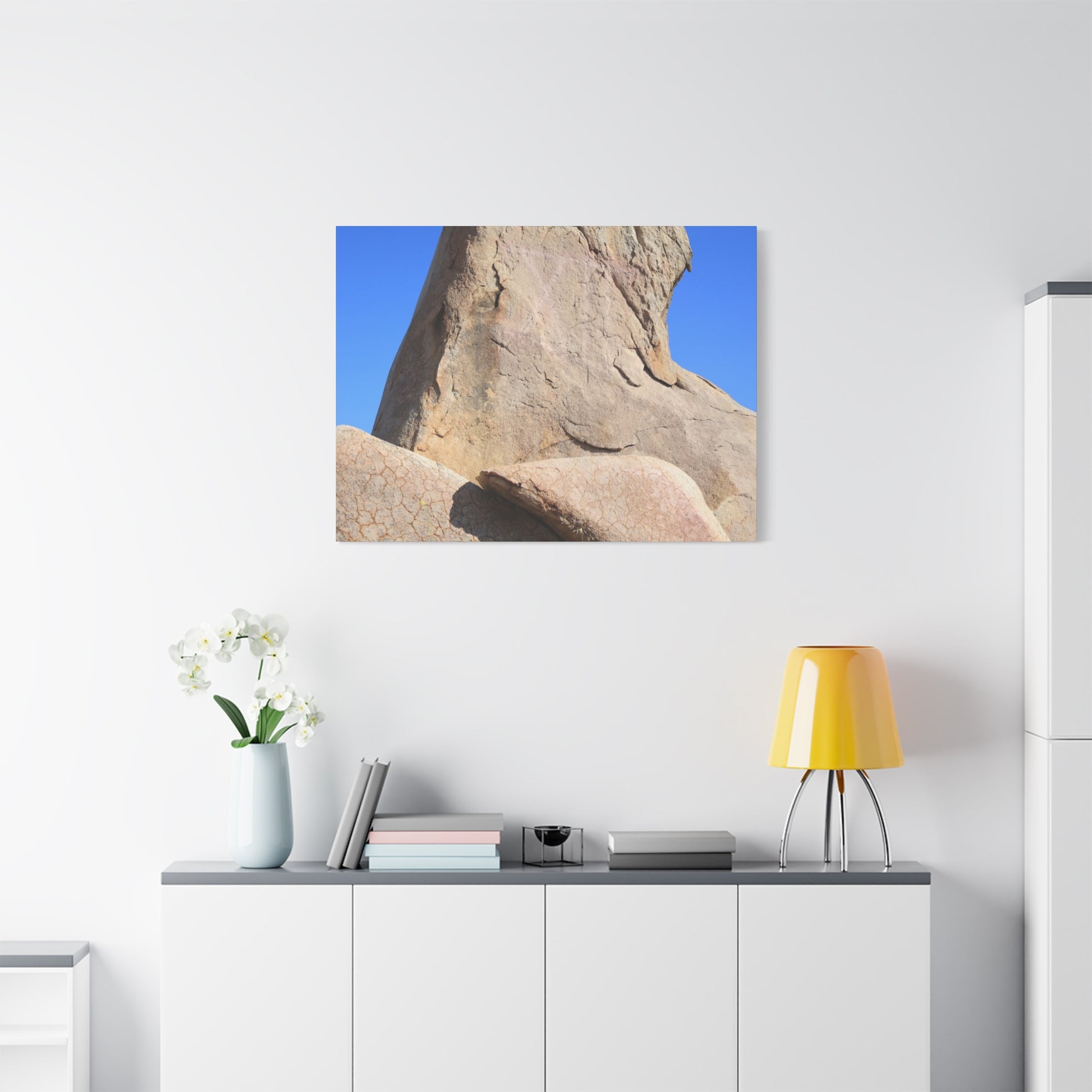 Boulder's Embrace - Unique Frameless Canvas Wall Art - Art By Earth