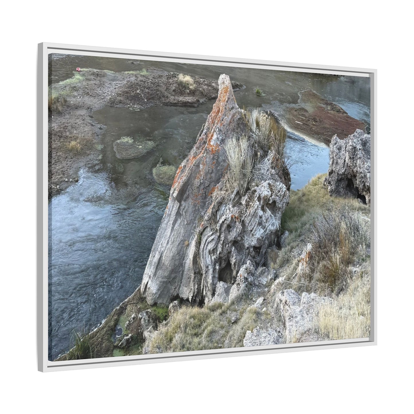 Carved by Water - Unique Stretched Canvas Wall Art