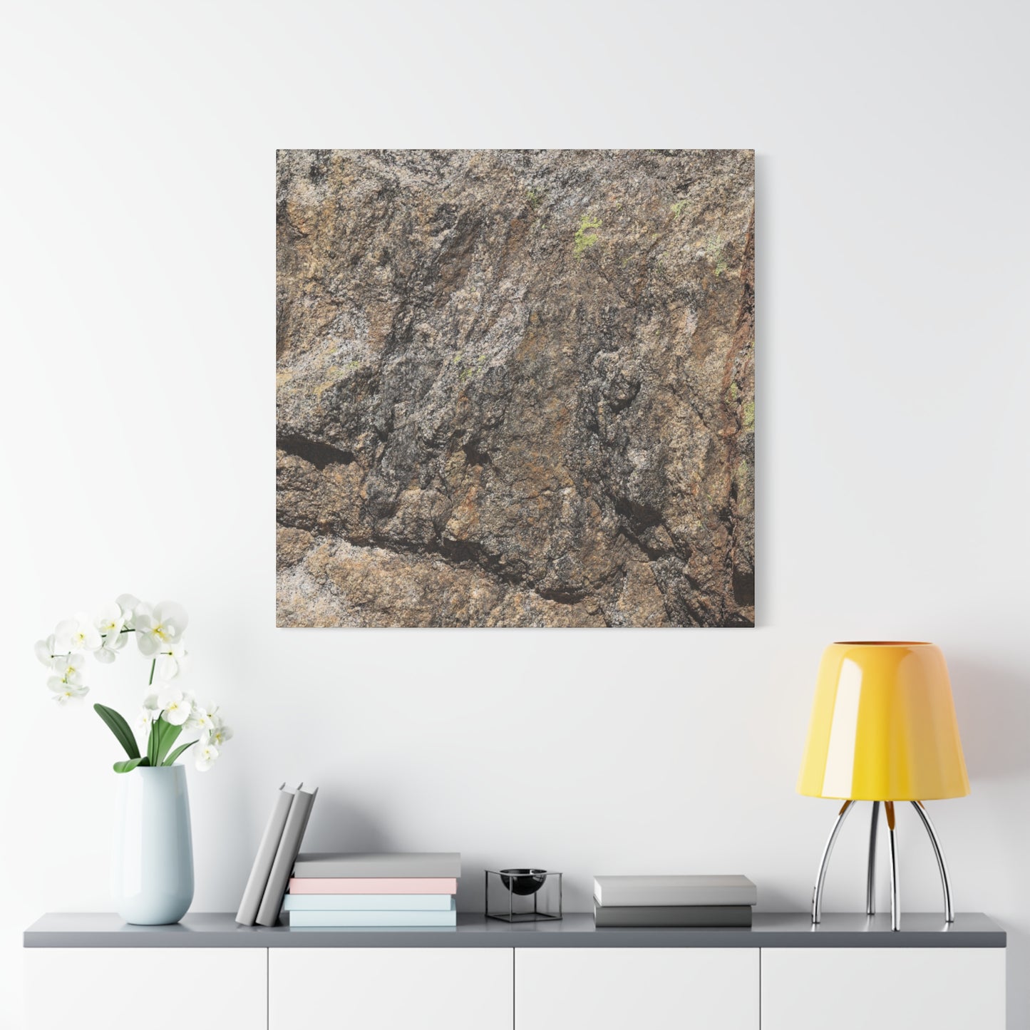 Weathered Stone Secrets - Unique Frameless Canvas Wall Art - Art By Earth