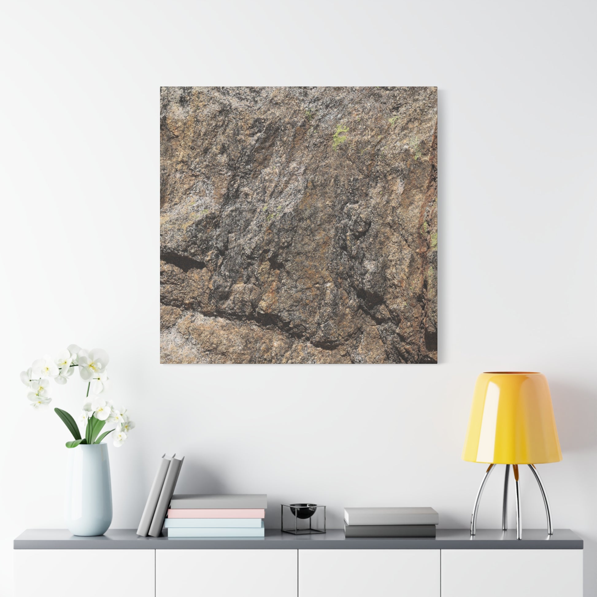 Weathered Stone Secrets - Unique Frameless Canvas Wall Art - Art By Earth