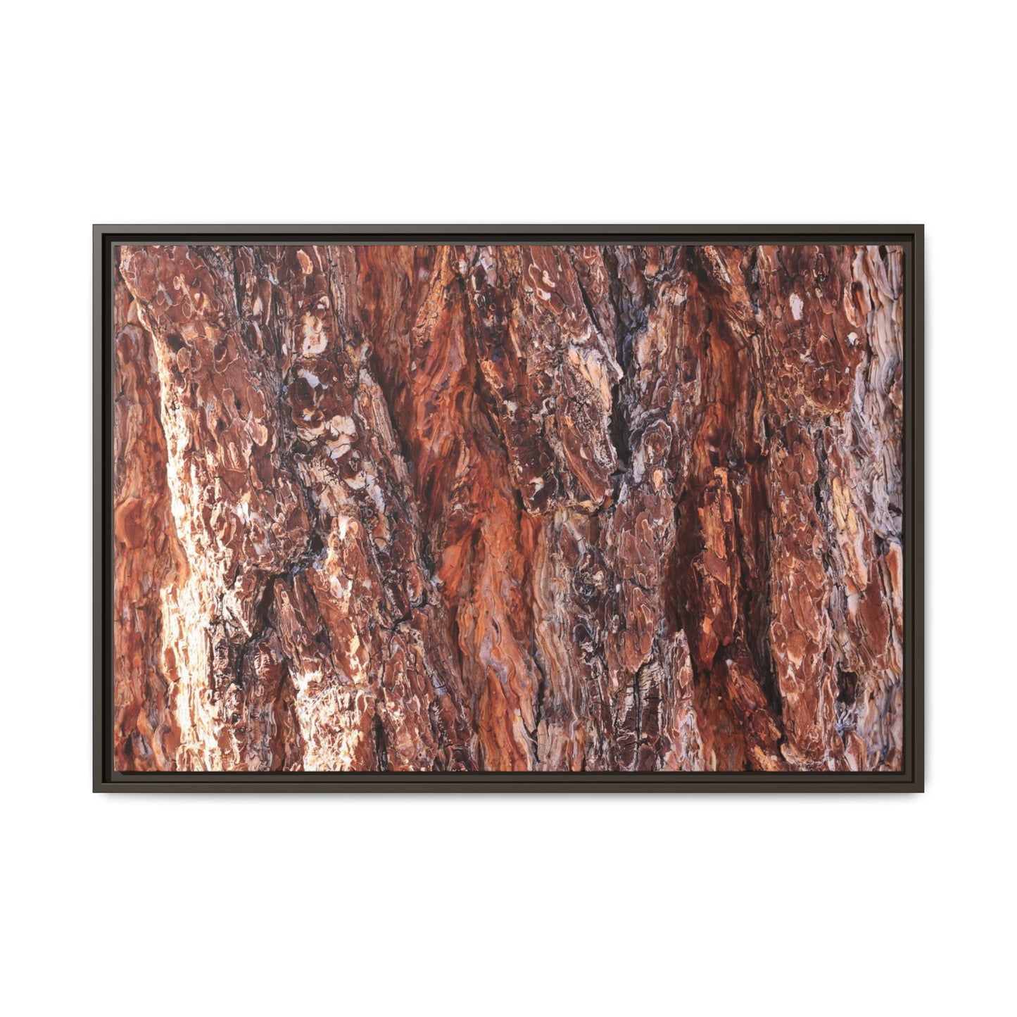 Wooden Mosaic - Unique Stretched Canvas Wall Art