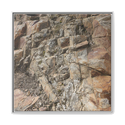 Stone's Silent Story - Unique Stretched Canvas Wall Art - Art By Earth