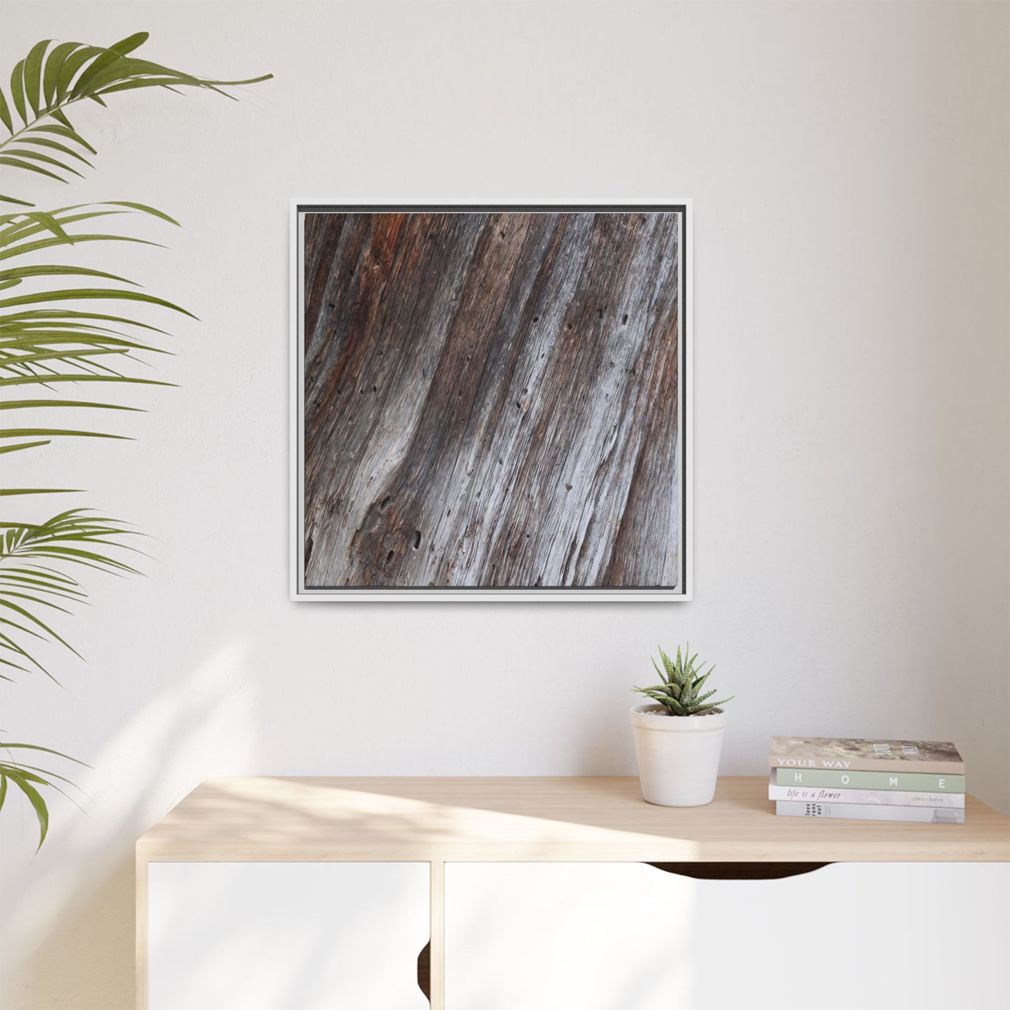 Aged Timber Texture - Unique Stretched Canvas Wall Art - Art By Earth