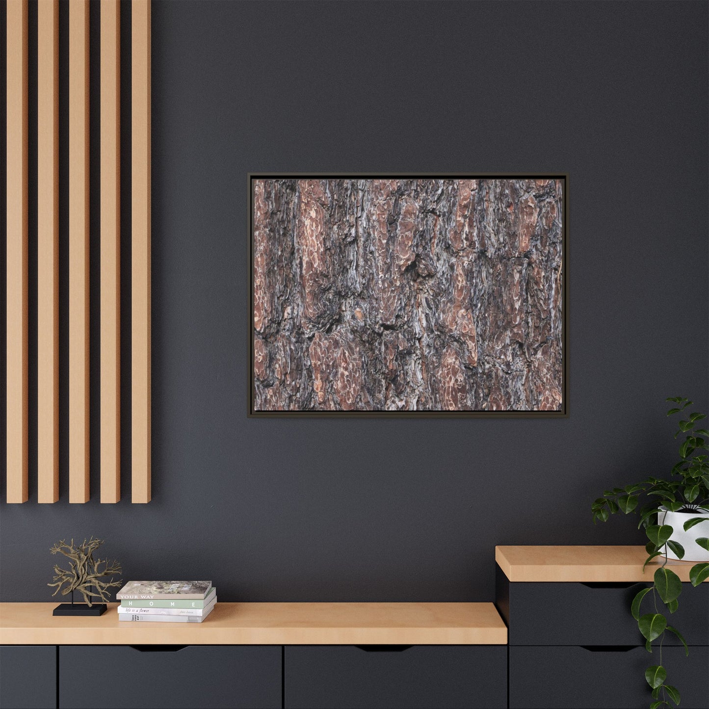 Echoes of Wood - Unique Stretched Canvas Wall Art