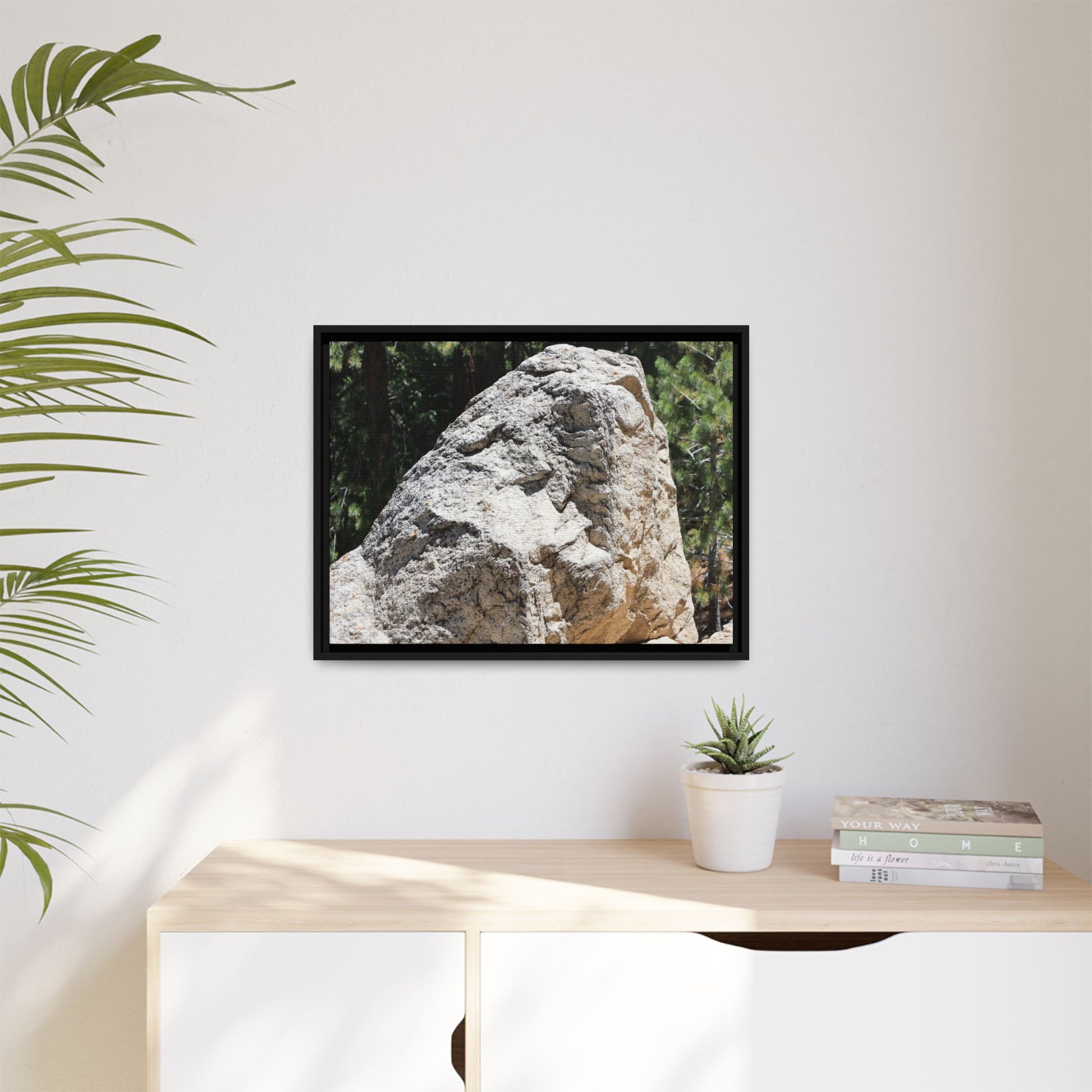 Stone's Silent Whisper - Unique Stretched Canvas Wall Art - Art By Earth