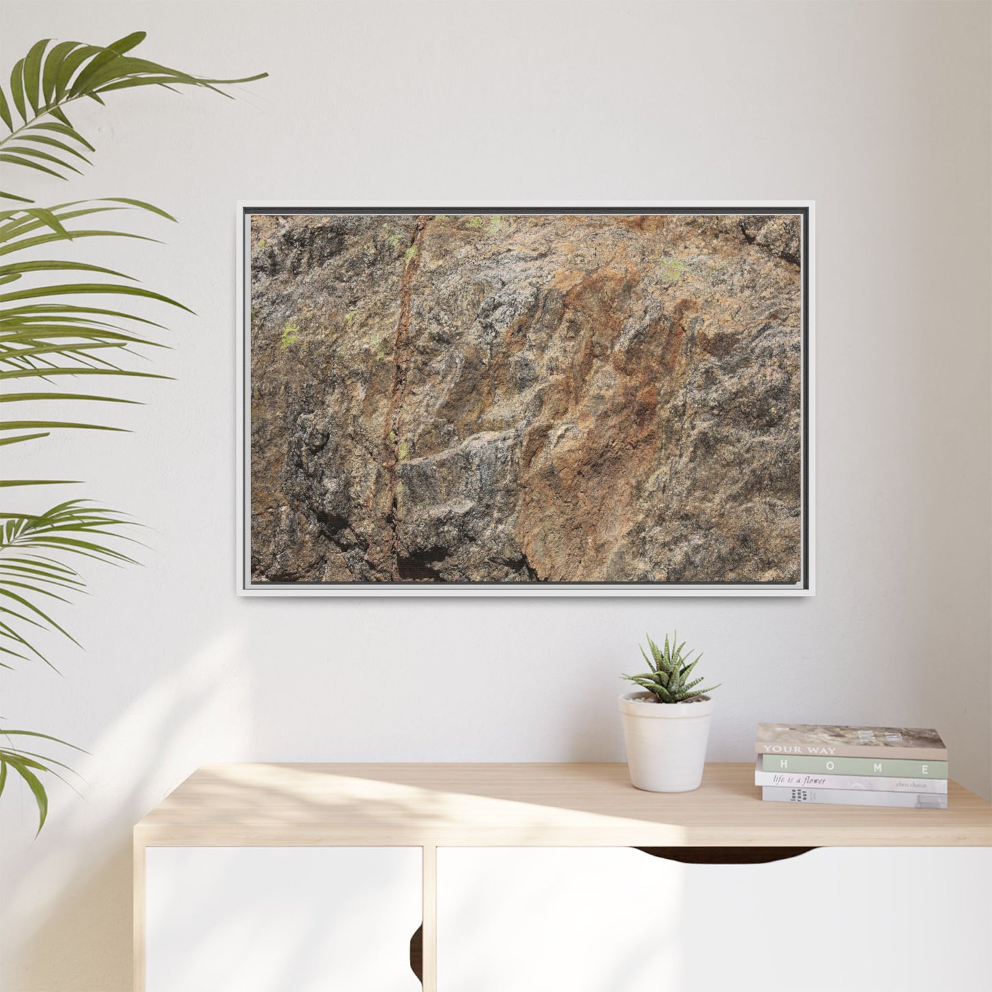 Weathered Rock Formation - Unique Stretched Canvas Wall Art - Art By Earth