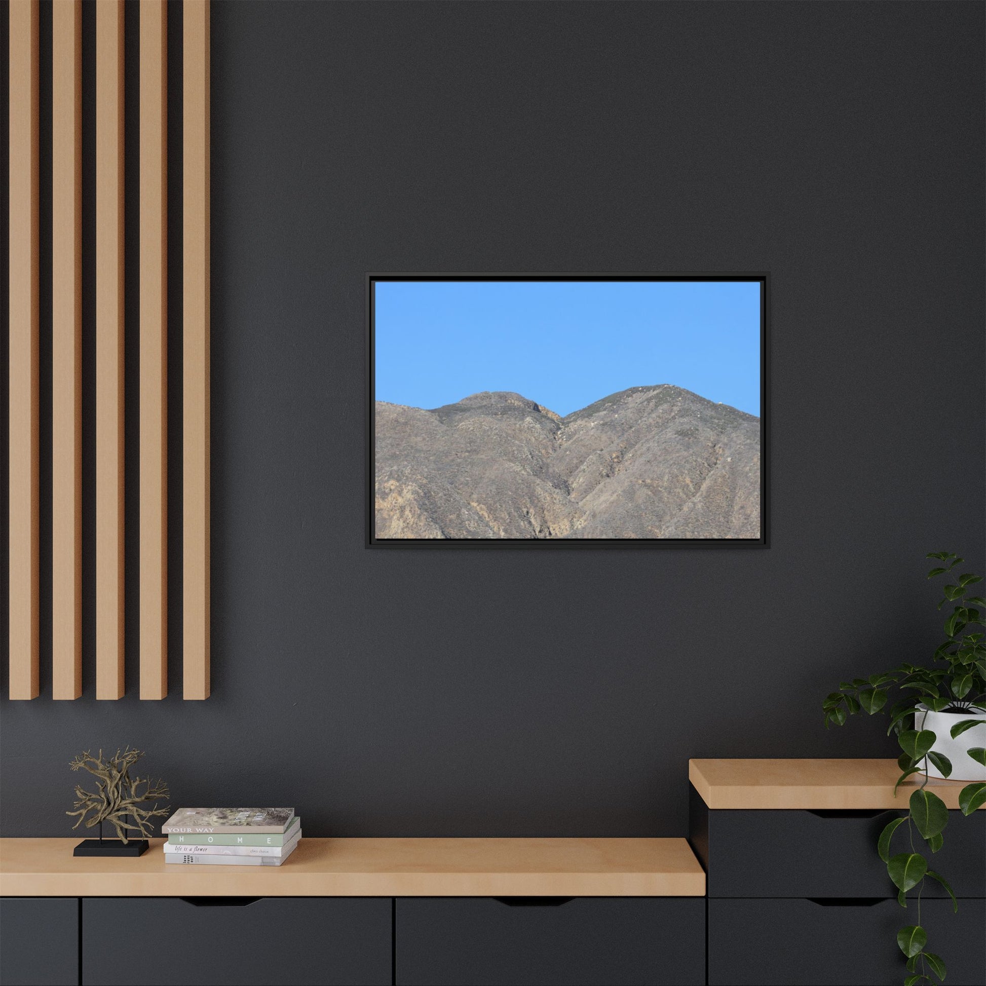 Arid Mountain Breath - Unique Stretched Canvas Wall Art - Art By Earth
