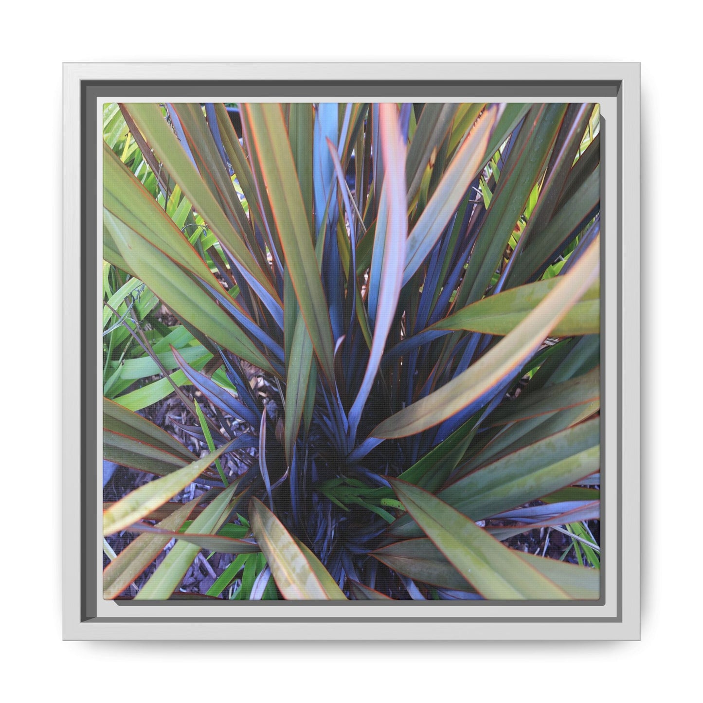 Radiant Leaves - Unique Stretched Canvas Wall Art - Art By Earth