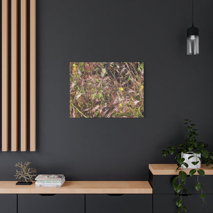 Autumn Wildflower Meadow in Transition - Unique Frameless Canvas Wall Art - Art By Earth
