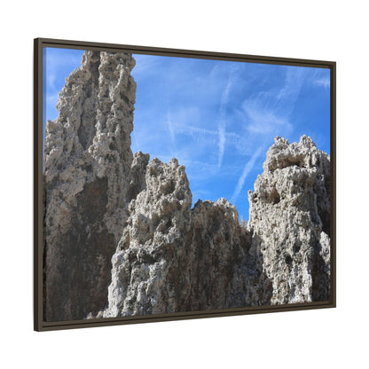 Weathered Sentinels - Unique Stretched Canvas Wall Art