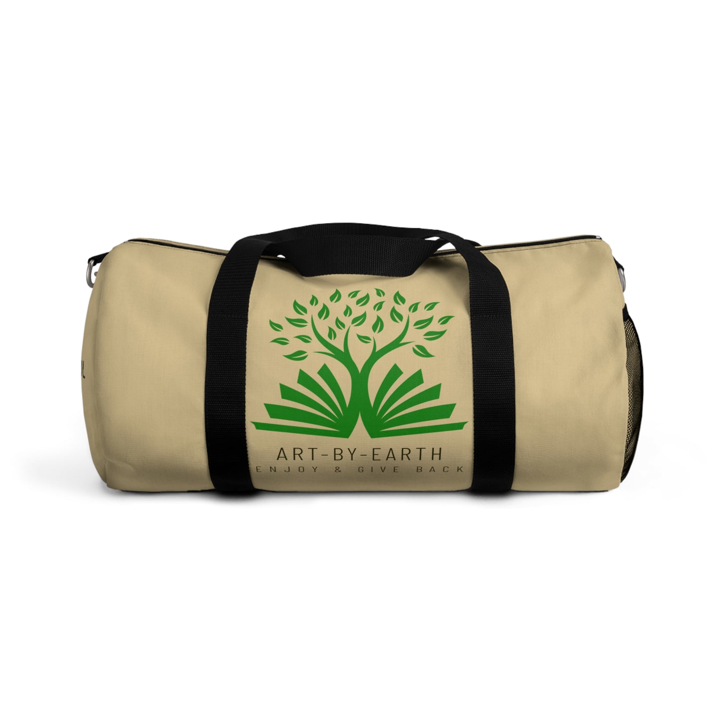 Brown/Beige - Z - ART BY EARTH DUFFEL BAG